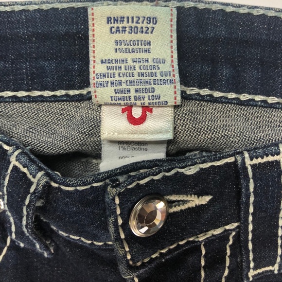 Womens True Religion Jeans Disco Becky Big T Sz 25 - Picture 2 of 8